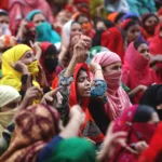 women, crowd, protest, protesters, people, protesting, garments clash, dhaka, bangladesh, women workers, female workers, women, crowd, crowd, protest, protest, protest, protest, protest, bangladesh, bangladesh, bangladesh